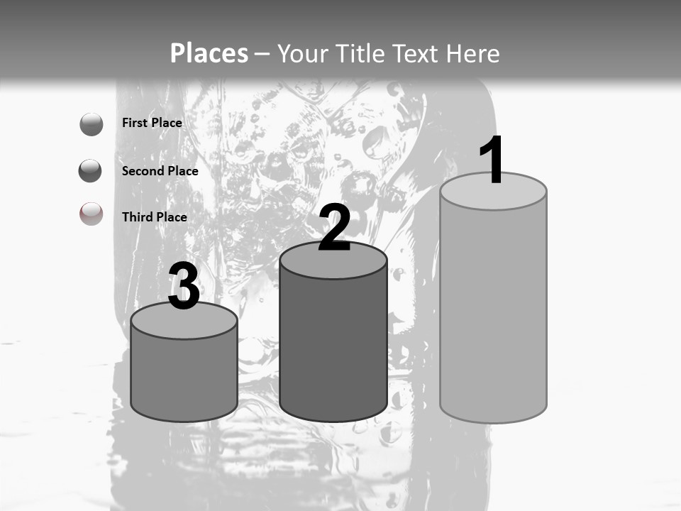 Refreshment Thirst Bubbles PowerPoint Template