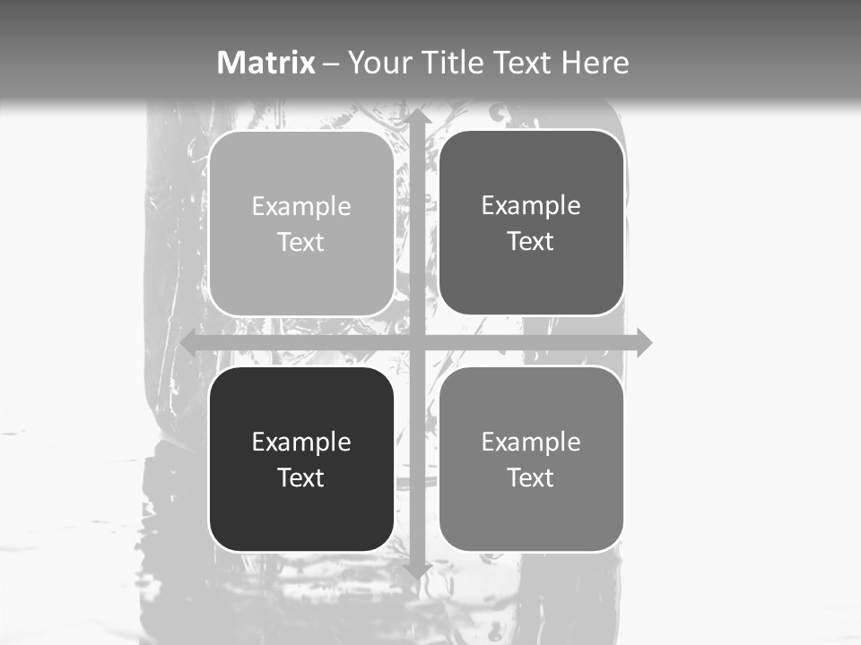 Refreshment Thirst Bubbles PowerPoint Template