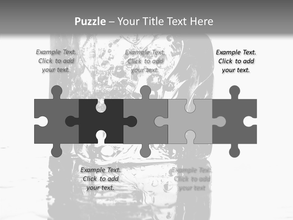 Refreshment Thirst Bubbles PowerPoint Template