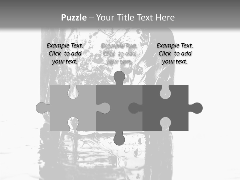 Refreshment Thirst Bubbles PowerPoint Template