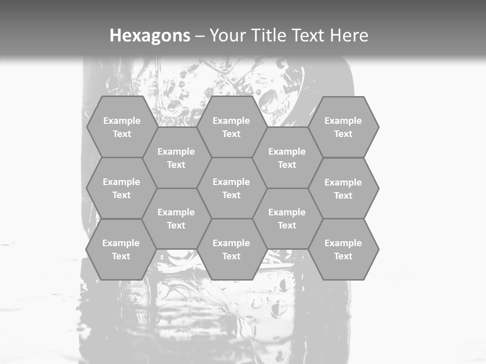 Refreshment Thirst Bubbles PowerPoint Template