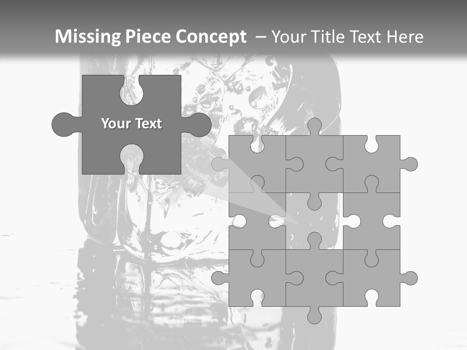 Refreshment Thirst Bubbles PowerPoint Template