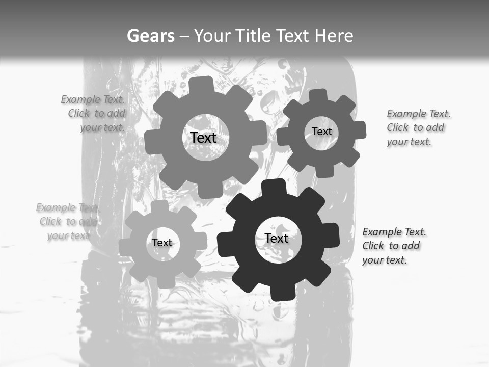 Refreshment Thirst Bubbles PowerPoint Template