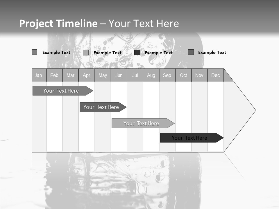 Refreshment Thirst Bubbles PowerPoint Template