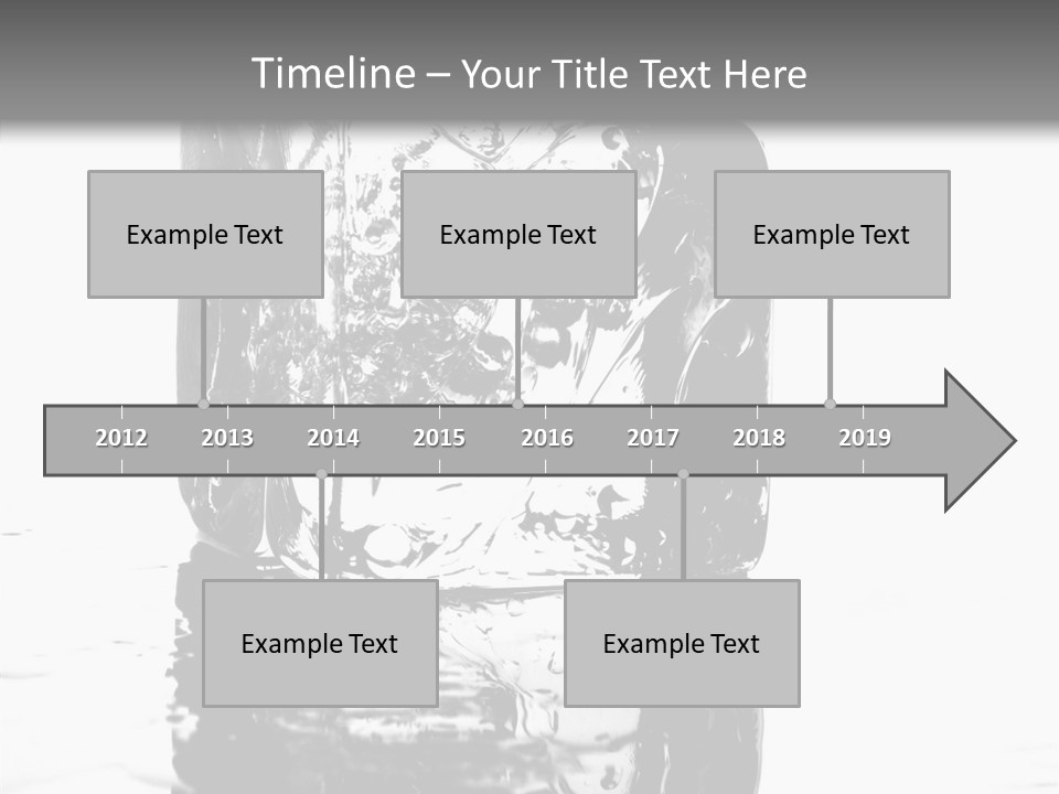 Refreshment Thirst Bubbles PowerPoint Template
