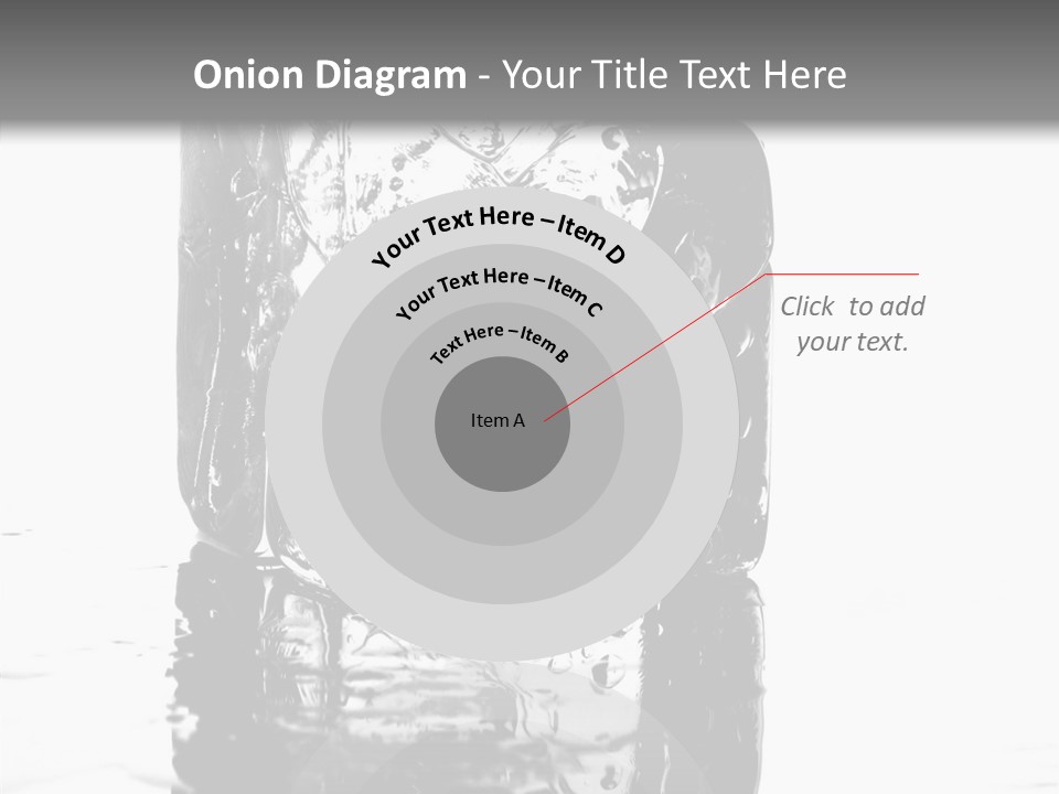 Refreshment Thirst Bubbles PowerPoint Template
