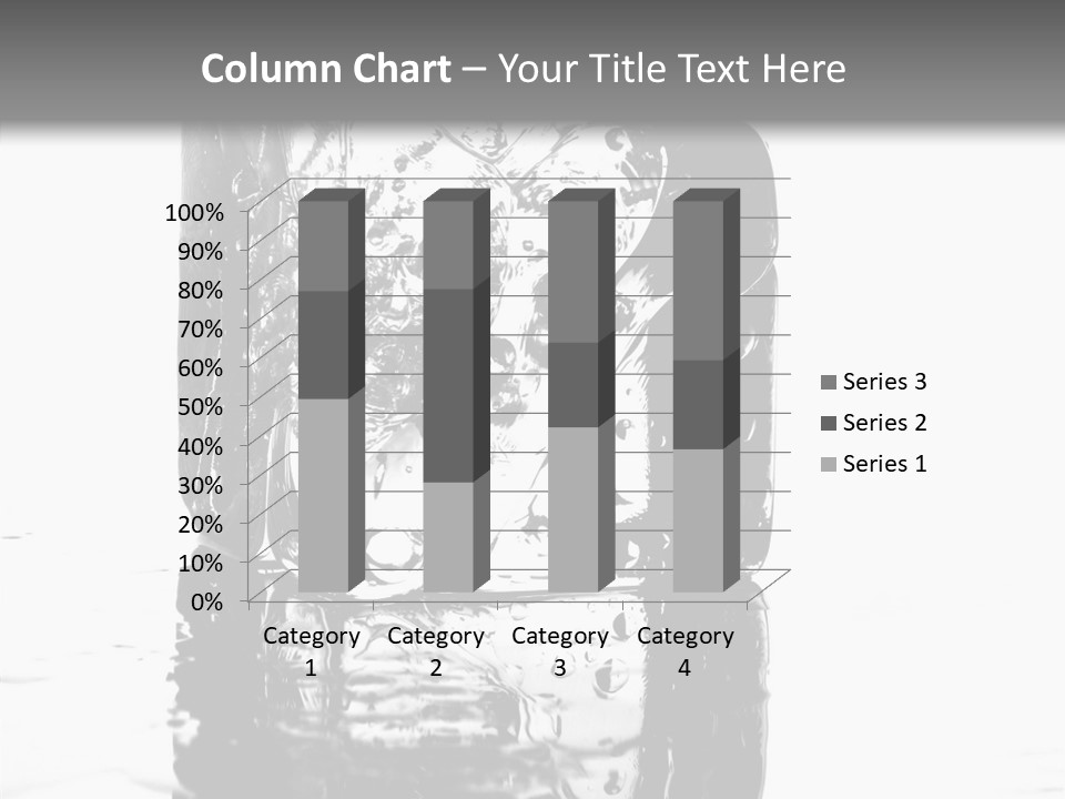 Refreshment Thirst Bubbles PowerPoint Template