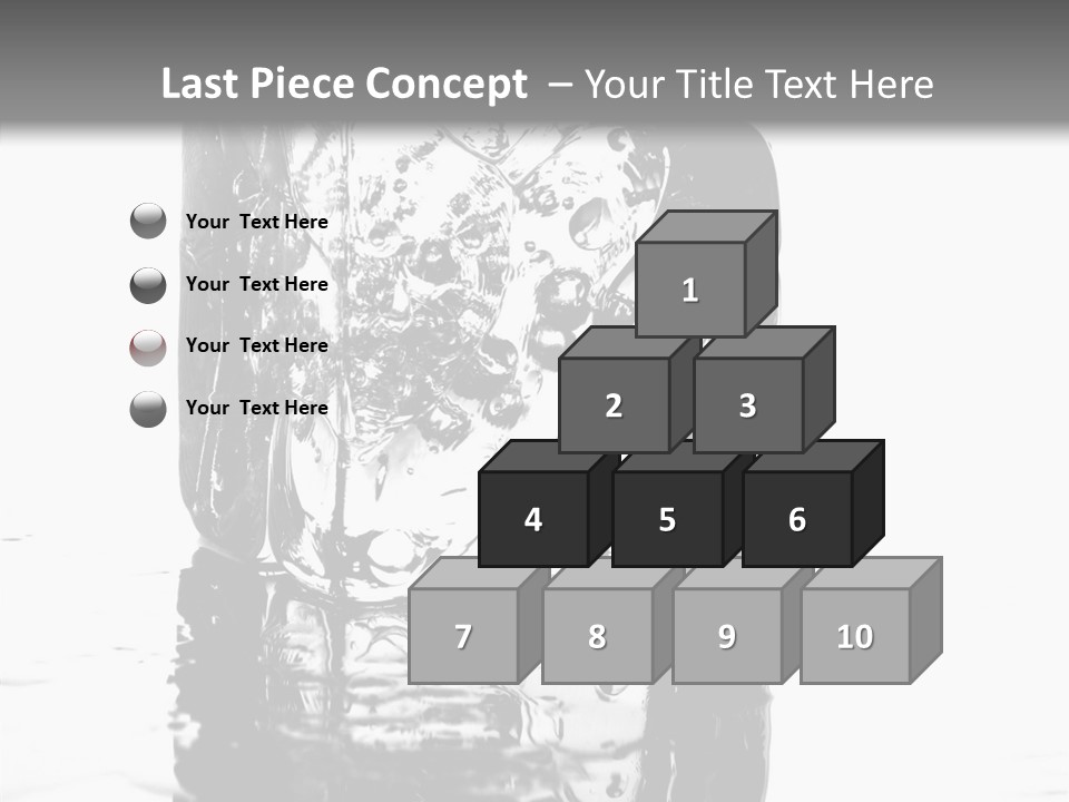 Refreshment Thirst Bubbles PowerPoint Template