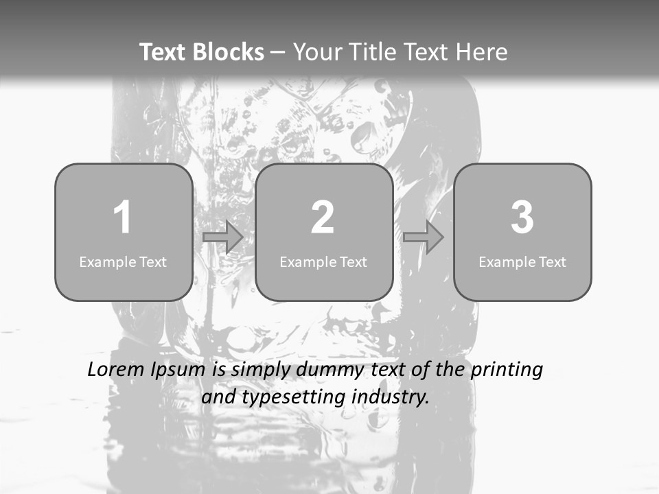 Refreshment Thirst Bubbles PowerPoint Template