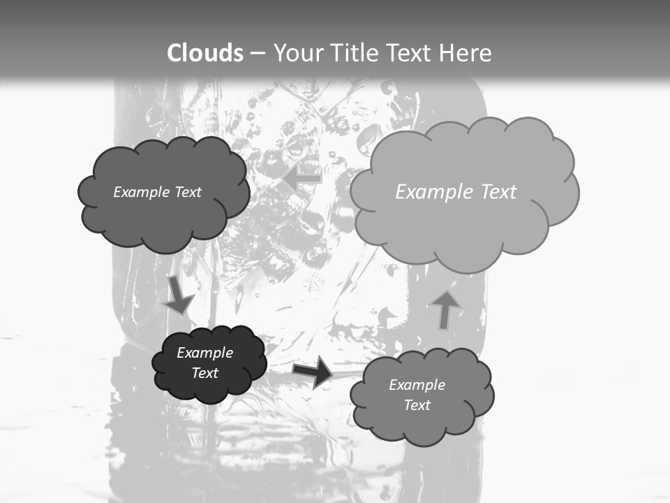 Refreshment Thirst Bubbles PowerPoint Template