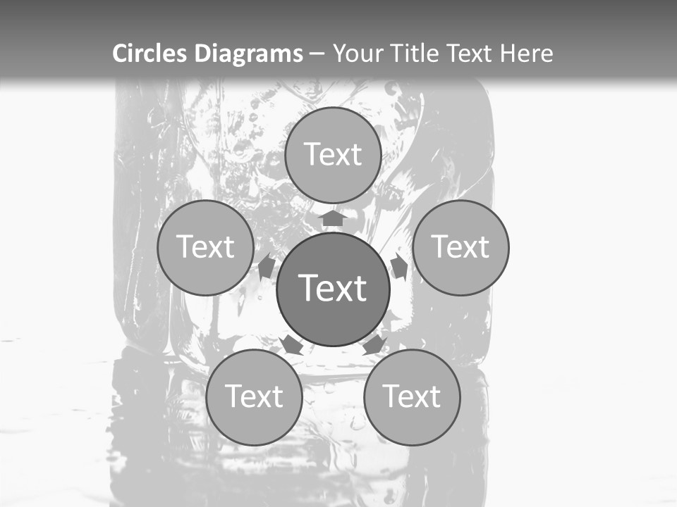 Refreshment Thirst Bubbles PowerPoint Template