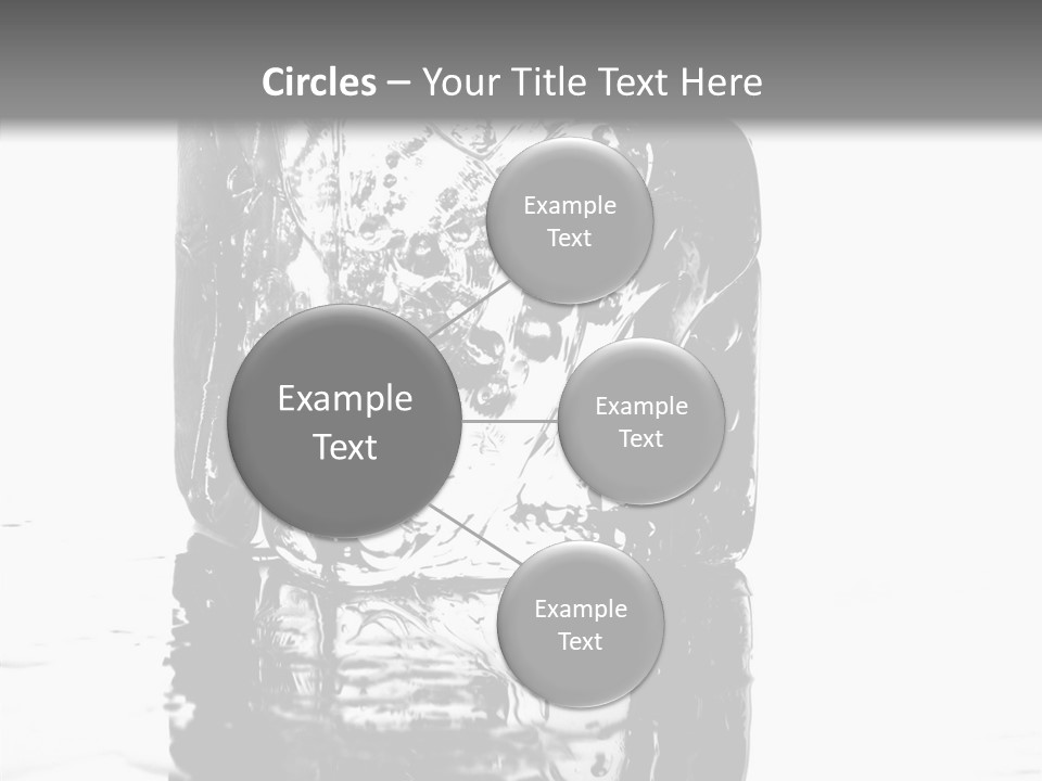 Refreshment Thirst Bubbles PowerPoint Template
