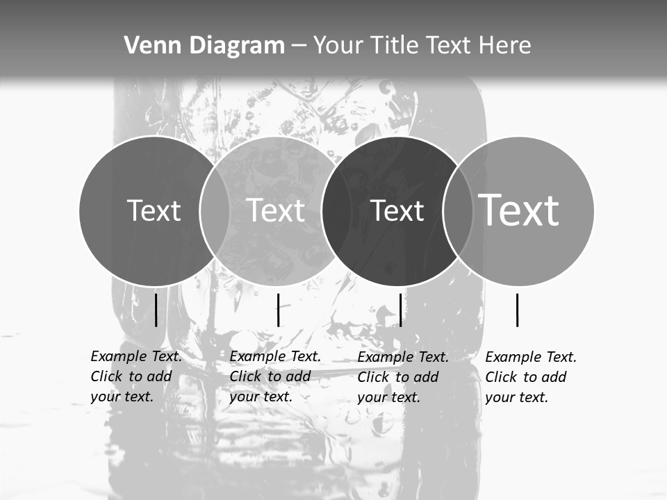 Refreshment Thirst Bubbles PowerPoint Template
