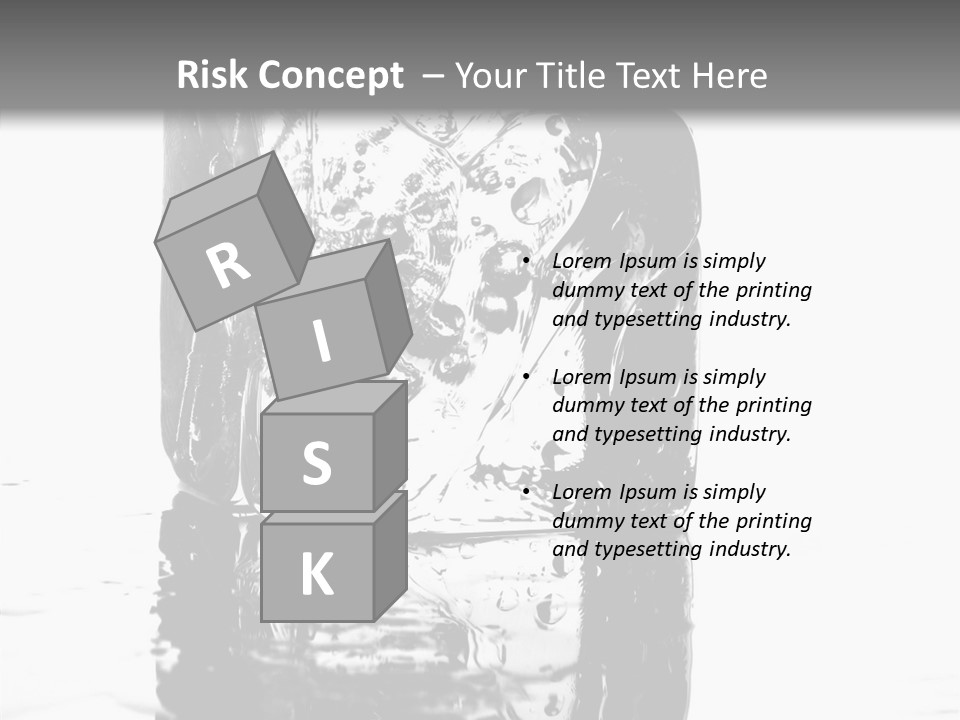 Refreshment Thirst Bubbles PowerPoint Template