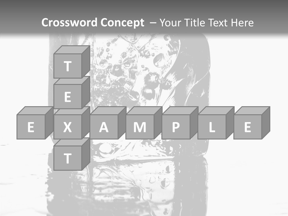 Refreshment Thirst Bubbles PowerPoint Template