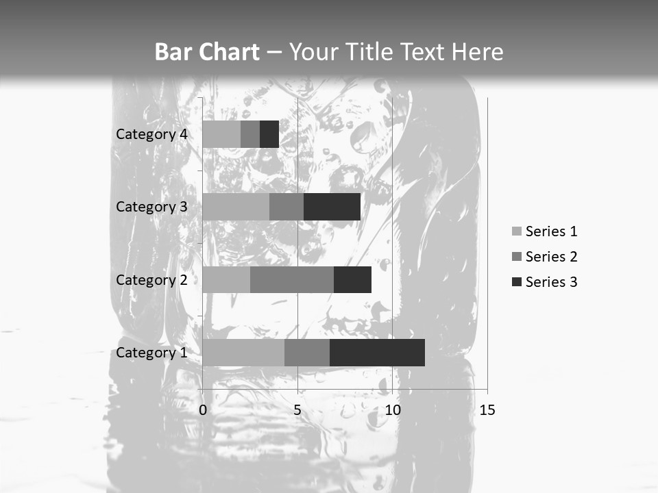 Refreshment Thirst Bubbles PowerPoint Template