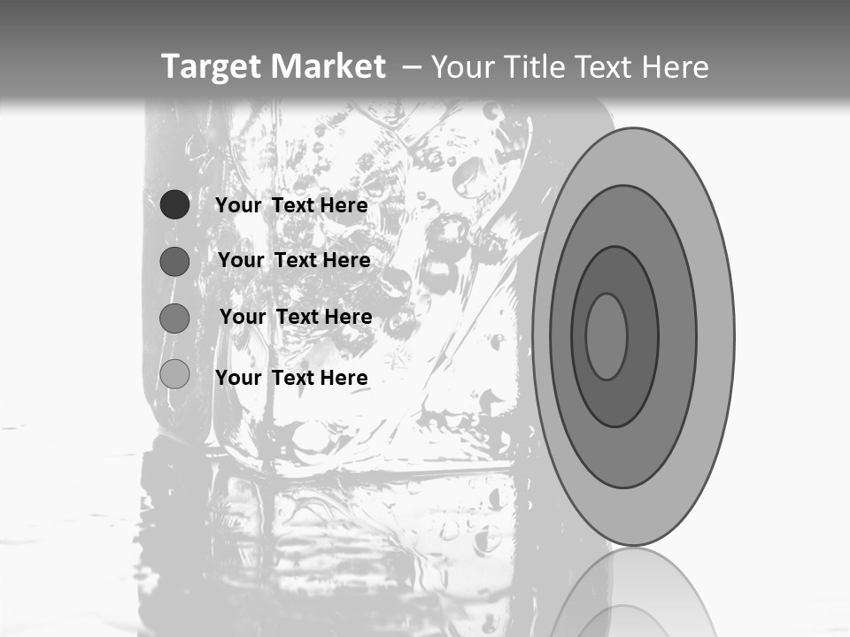 Refreshment Thirst Bubbles PowerPoint Template