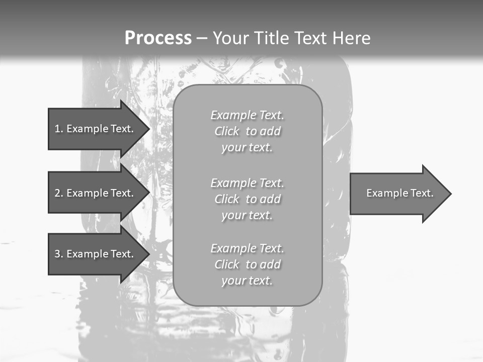 Refreshment Thirst Bubbles PowerPoint Template