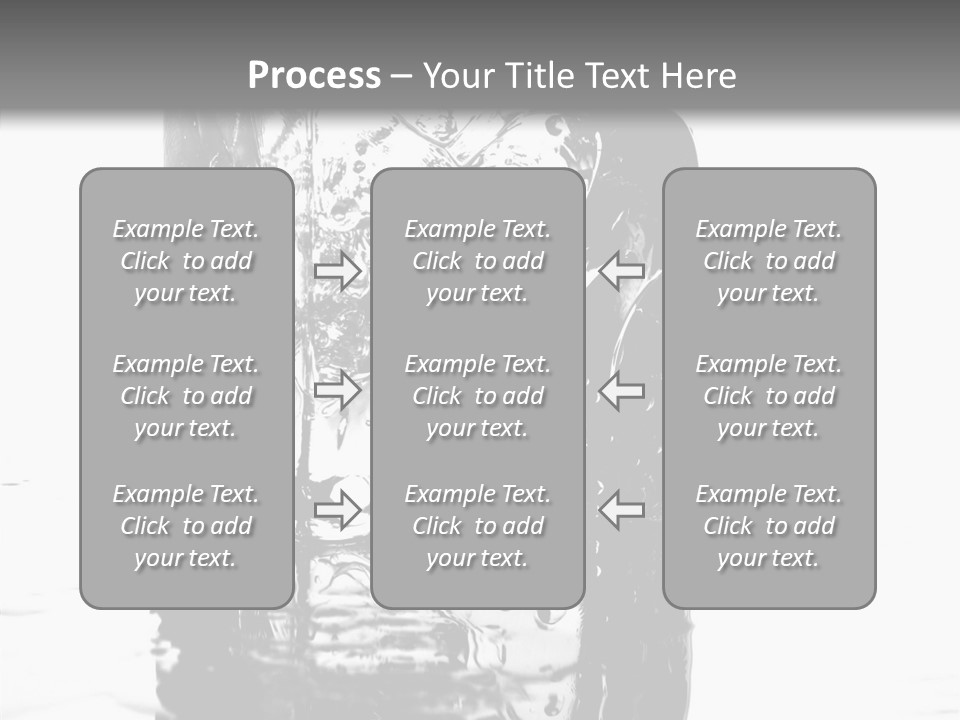 Refreshment Thirst Bubbles PowerPoint Template