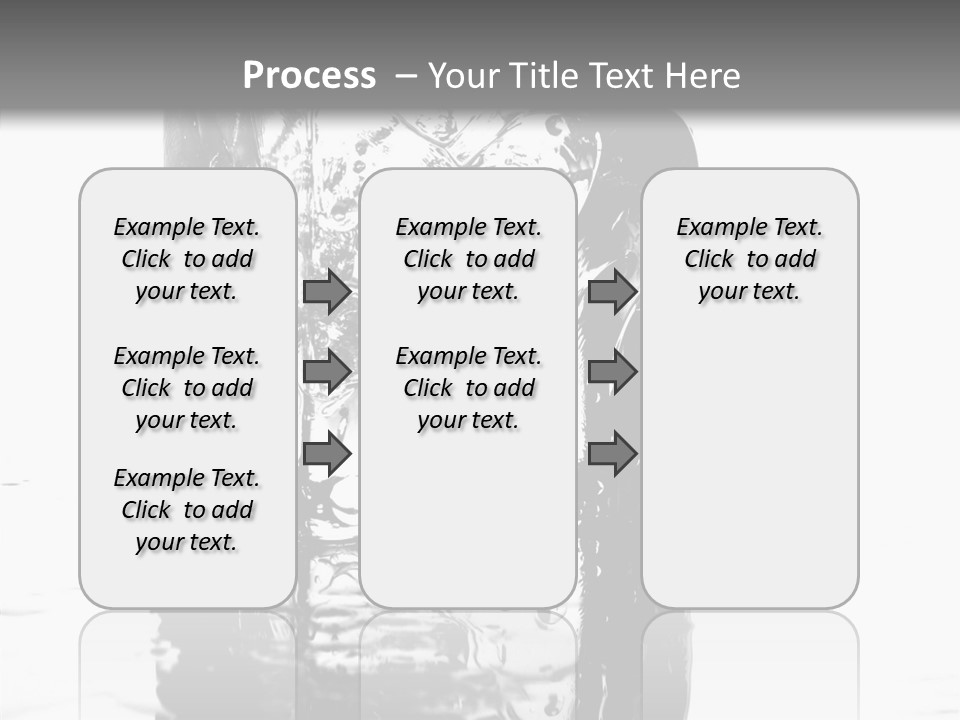 Refreshment Thirst Bubbles PowerPoint Template
