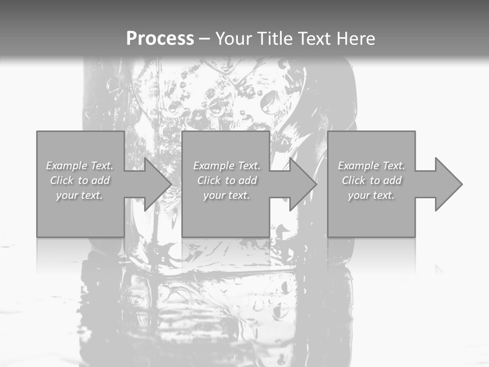 Refreshment Thirst Bubbles PowerPoint Template