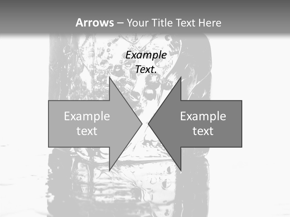 Refreshment Thirst Bubbles PowerPoint Template