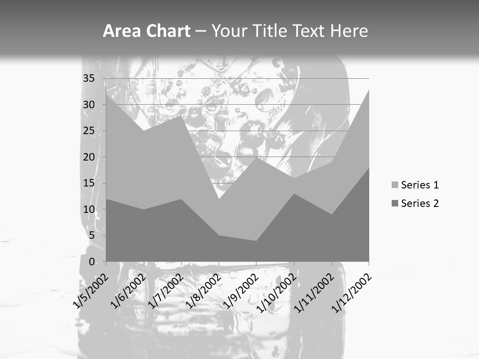 Refreshment Thirst Bubbles PowerPoint Template