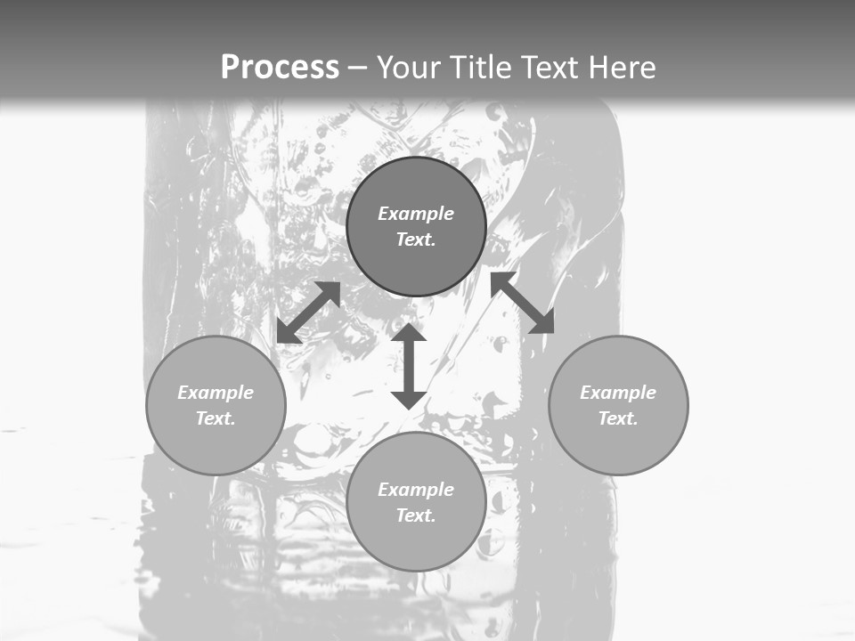 Refreshment Thirst Bubbles PowerPoint Template