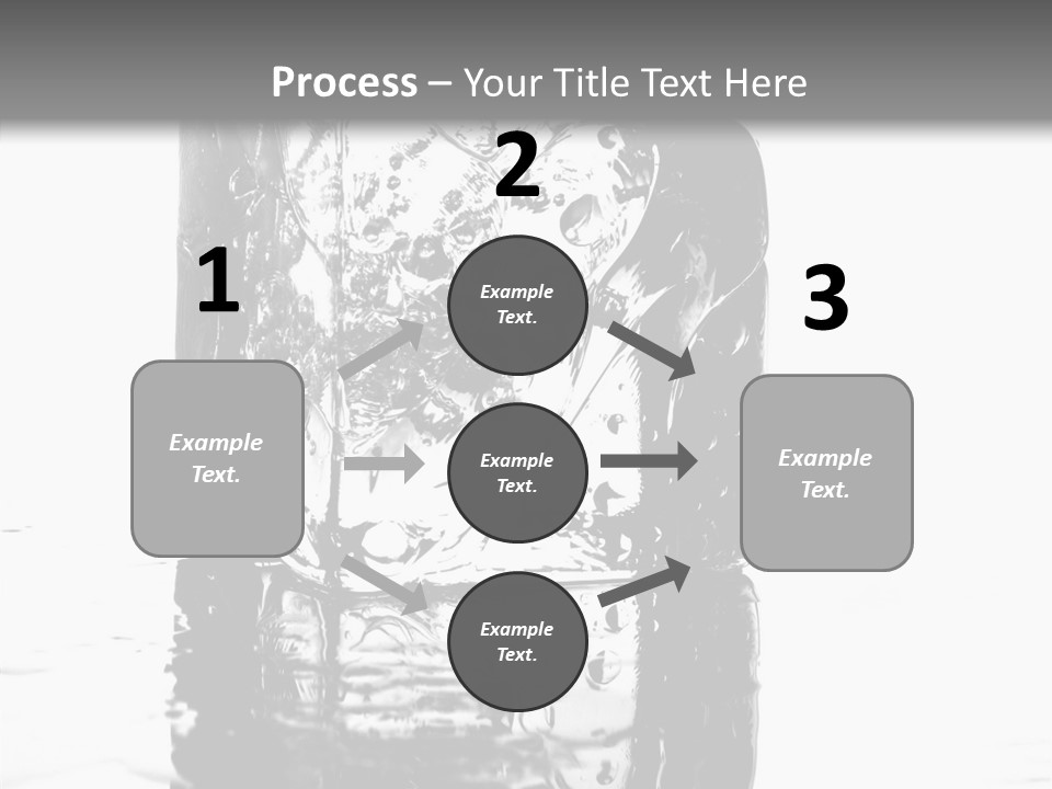 Refreshment Thirst Bubbles PowerPoint Template