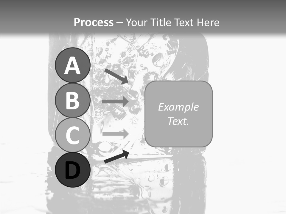 Refreshment Thirst Bubbles PowerPoint Template