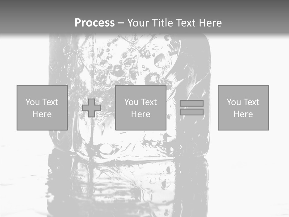 Refreshment Thirst Bubbles PowerPoint Template