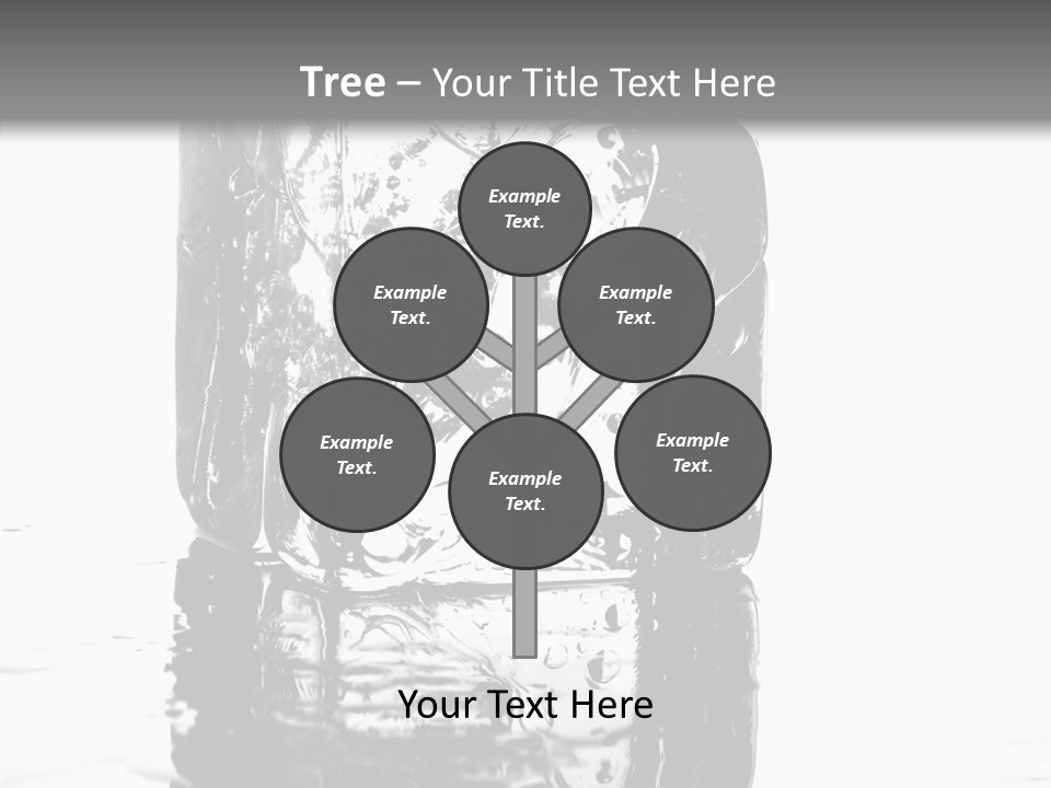 Refreshment Thirst Bubbles PowerPoint Template