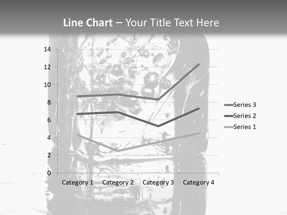 Refreshment Thirst Bubbles PowerPoint Template