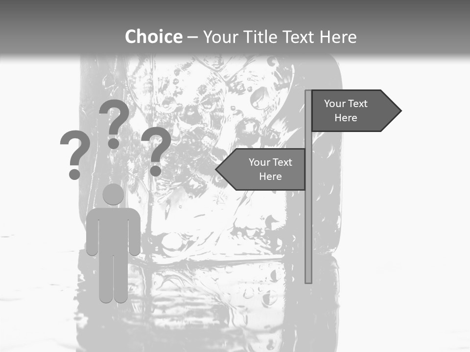 Refreshment Thirst Bubbles PowerPoint Template
