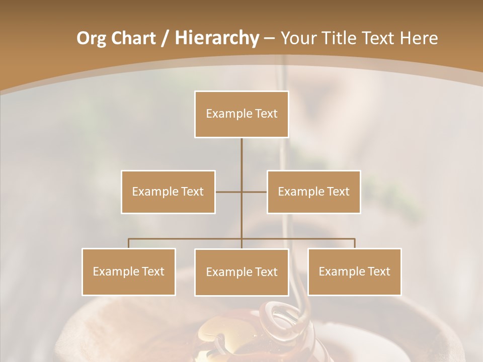 Golden Liquid Eating PowerPoint Template