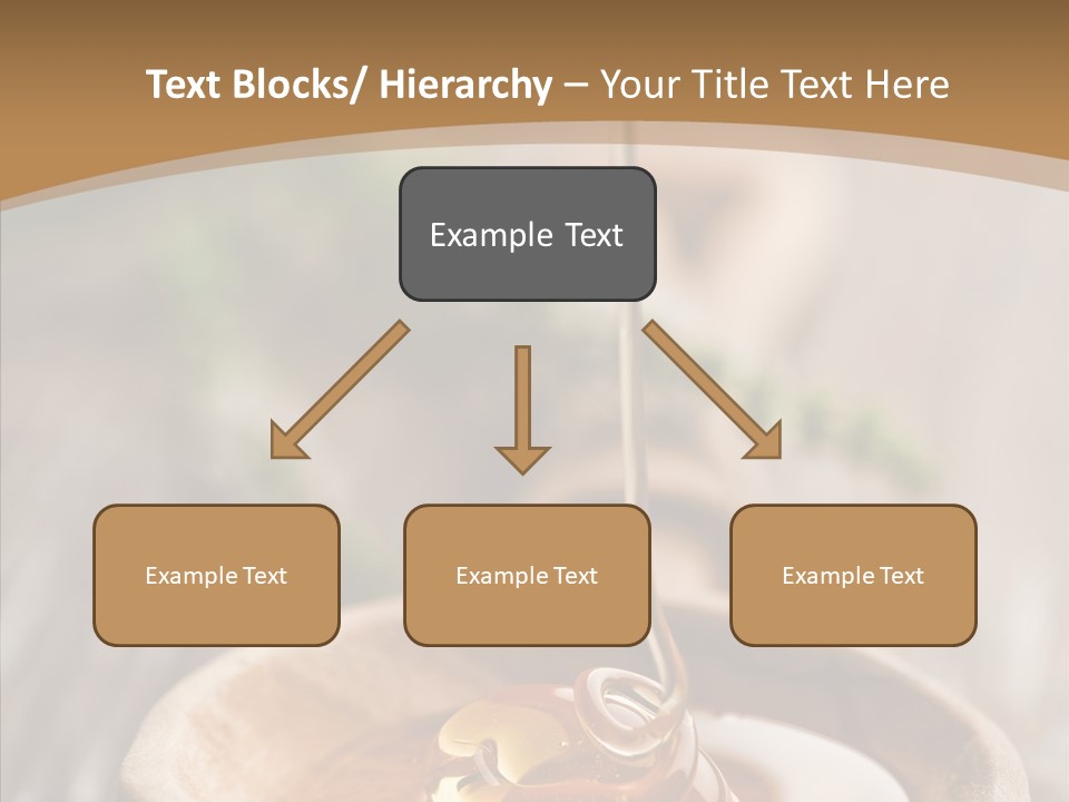 Golden Liquid Eating PowerPoint Template