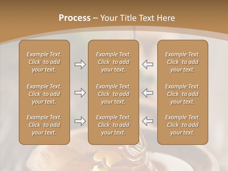 Golden Liquid Eating PowerPoint Template