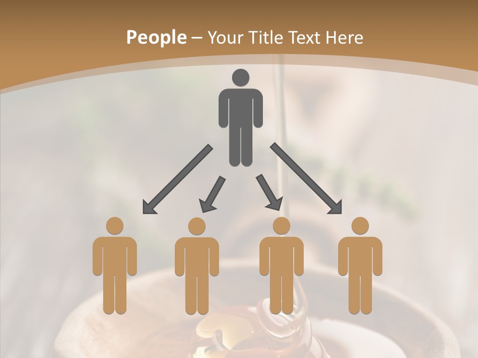 Golden Liquid Eating PowerPoint Template
