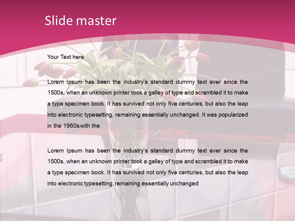 Seating Business Waiting PowerPoint Template