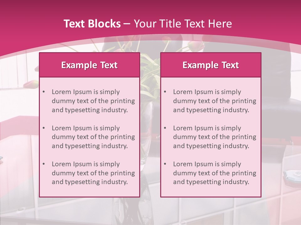 Seating Business Waiting PowerPoint Template