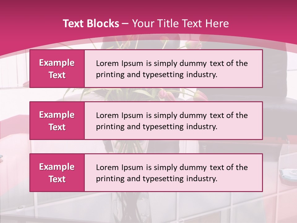 Seating Business Waiting PowerPoint Template