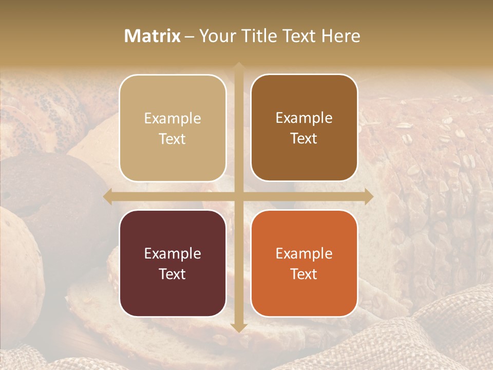 Natural Sliced Bread Wholesome PowerPoint Template