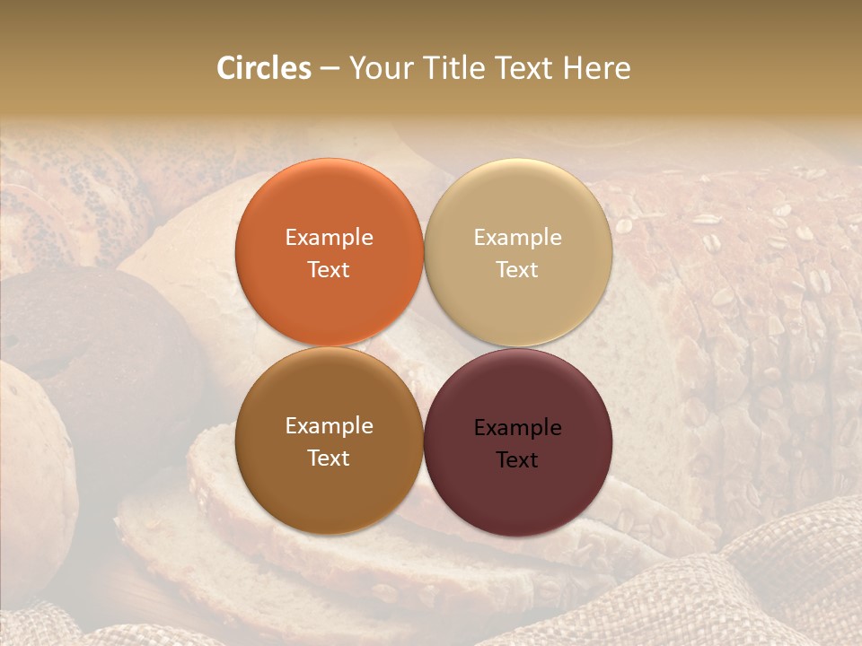 Natural Sliced Bread Wholesome PowerPoint Template