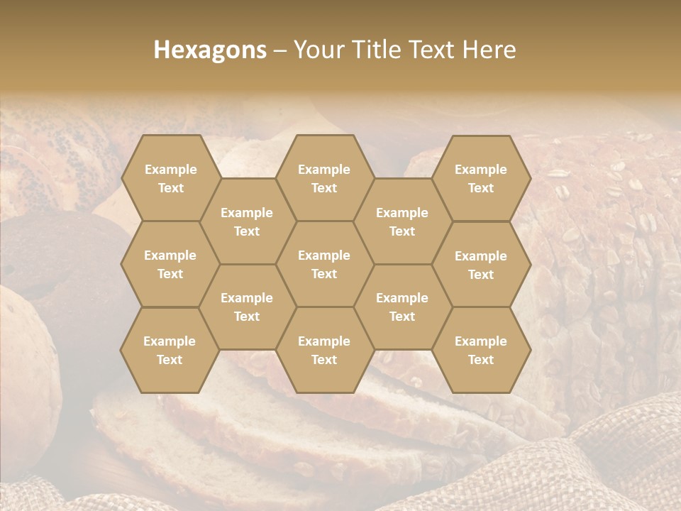 Natural Sliced Bread Wholesome PowerPoint Template