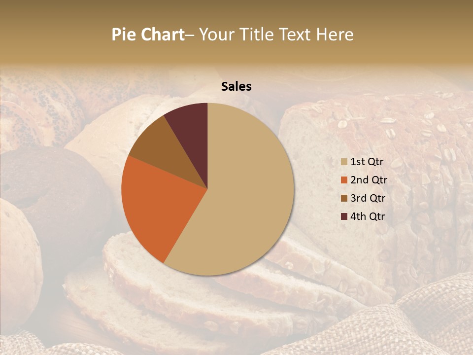 Natural Sliced Bread Wholesome PowerPoint Template