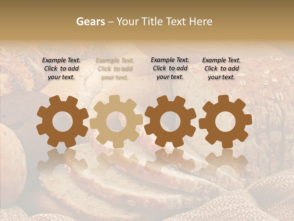 Natural Sliced Bread Wholesome PowerPoint Template