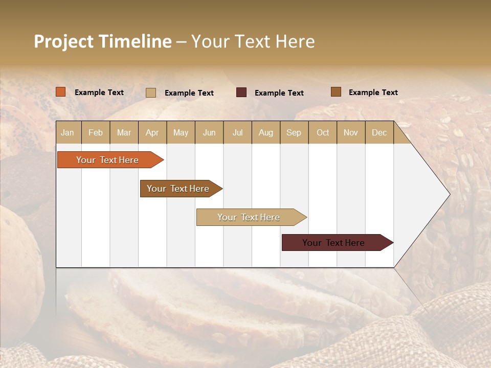 Natural Sliced Bread Wholesome PowerPoint Template