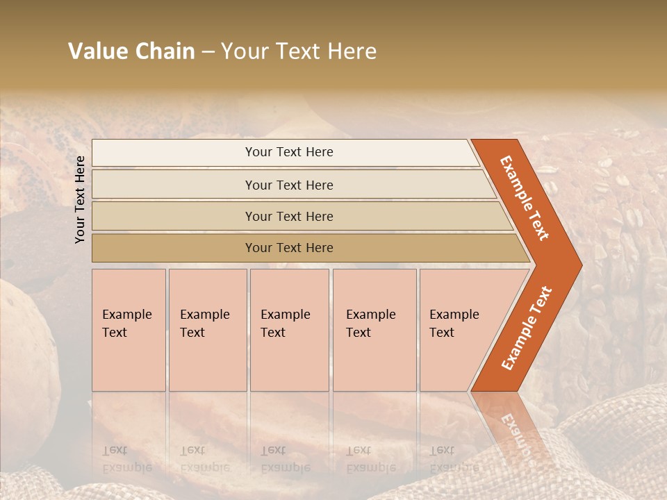 Natural Sliced Bread Wholesome PowerPoint Template