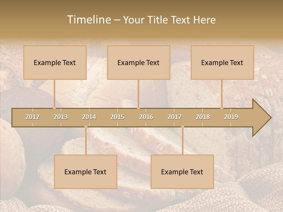 Natural Sliced Bread Wholesome PowerPoint Template