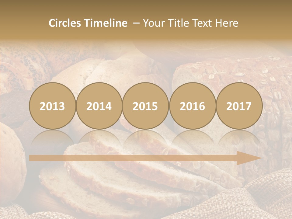 Natural Sliced Bread Wholesome PowerPoint Template